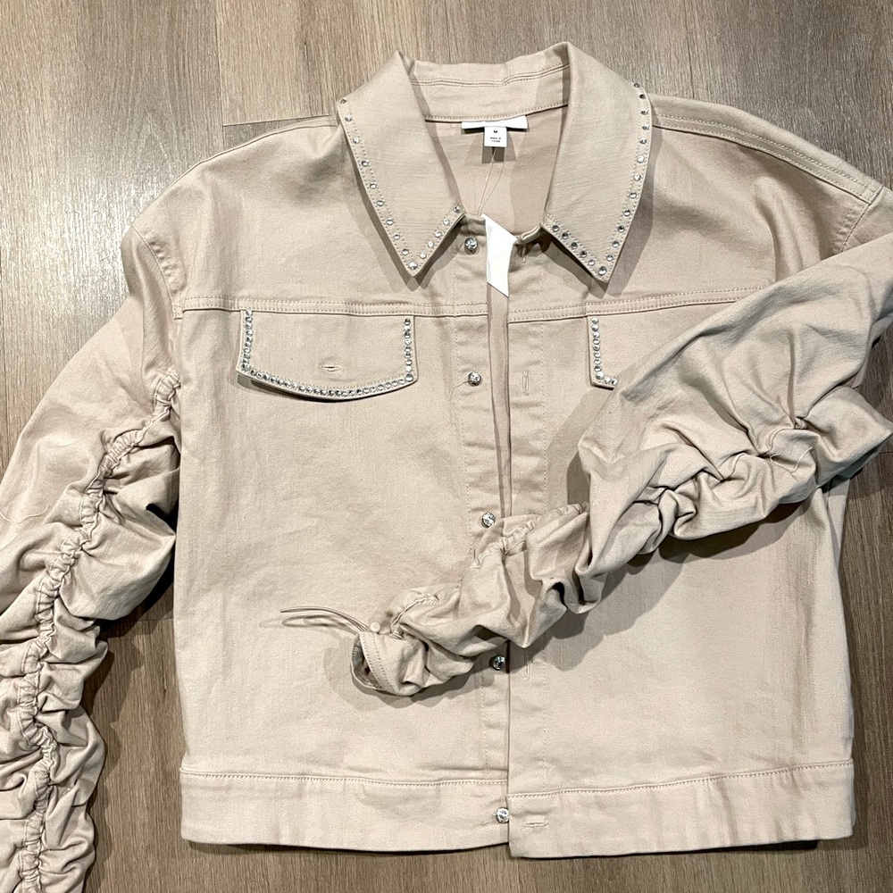 Nude Jean Jacket